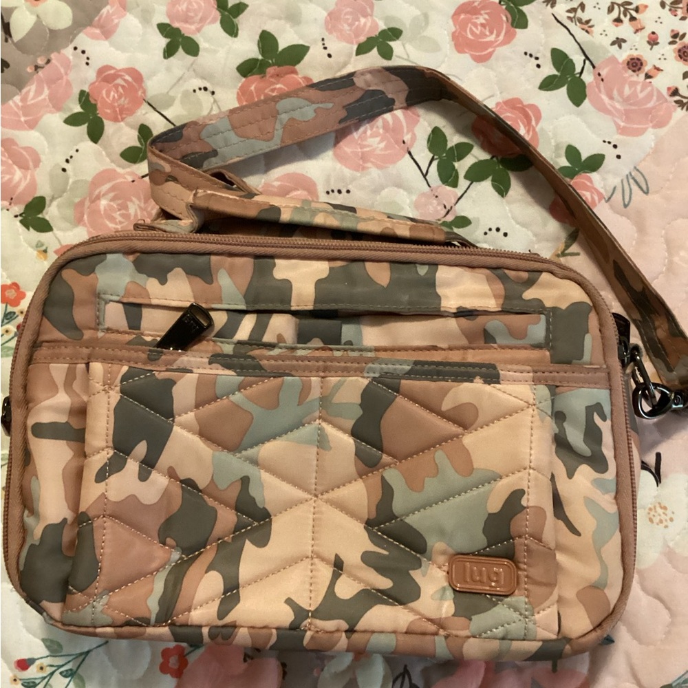 Lug Camouflage Crossbody Bag